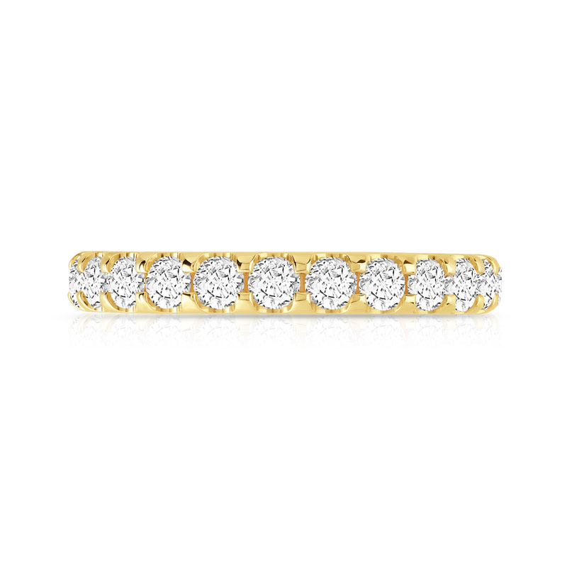 Alliance or 750 jaune diamant - vue 3