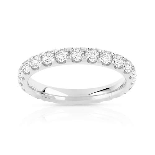 Alliance or 750 blanc diamant
