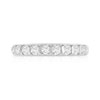 Alliance demi-tour or 750 blanc diamant - vue V3