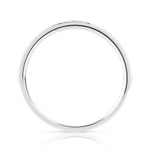 Alliance or 750 blanc diamants 2,4 mm - vue 2