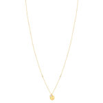 Collier or 375 jaune zirconias 43cm - vue 2