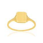 Chevalière or 375 jaune - vue 1