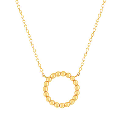 Gold necklace 375 yellow 44 cm