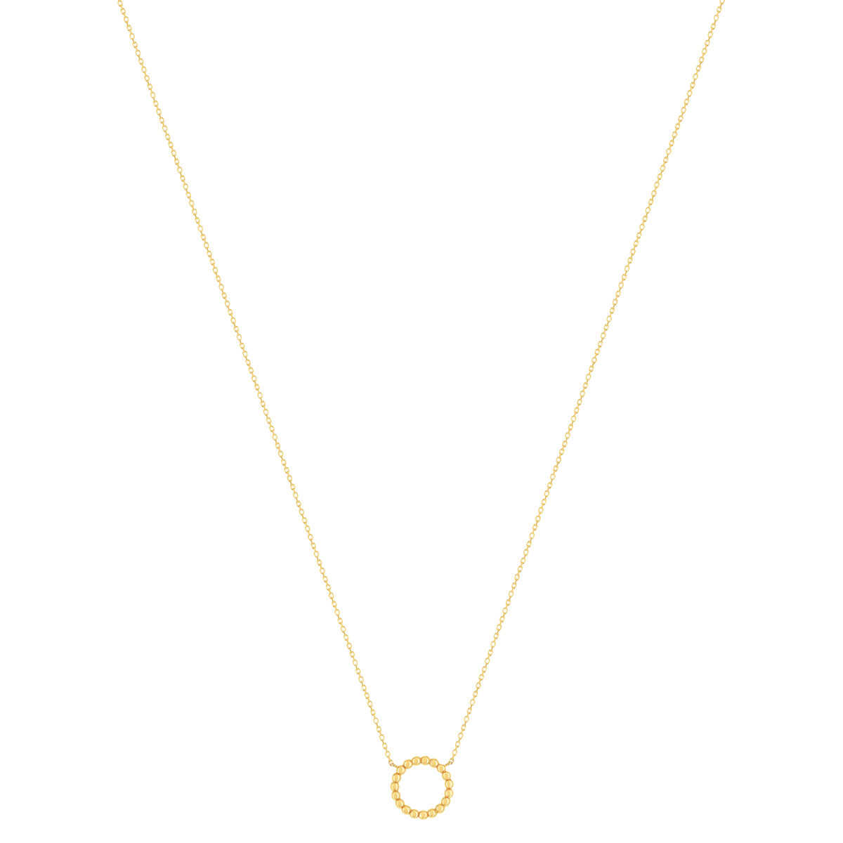 Collier or 375 jaune 44 cm - vue 2