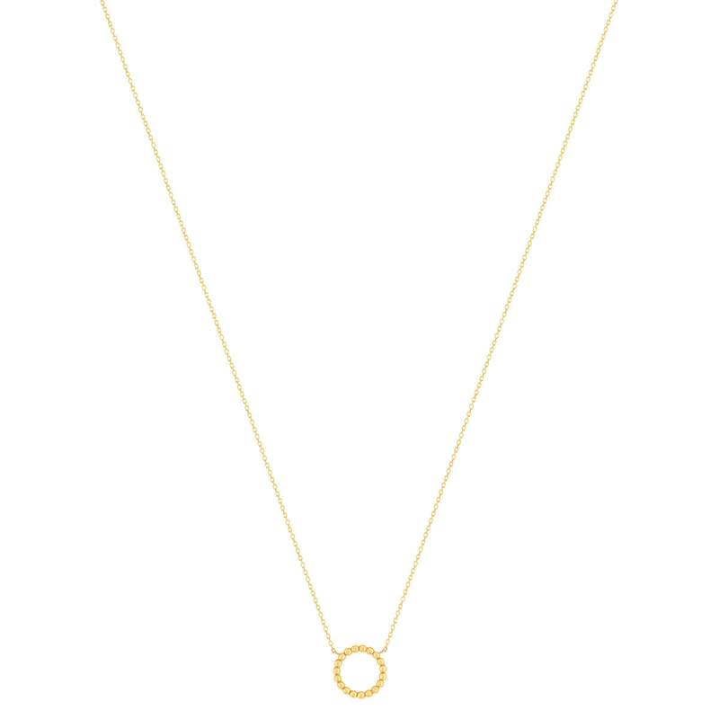 Collier or 375 jaune 44 cm - vue 2