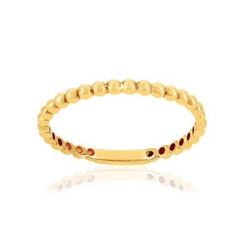Bague or 375 jaune
