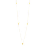 Sautoir or 375 jaune pampilles 80cm - vue 2