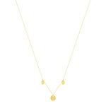 Collier or 375 jaune pampilles 43 cm - vue 2