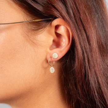 Boucles d'oreilles or 375 jaune