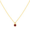 Collier or 375 jaune rubis 45 cm - vue V1