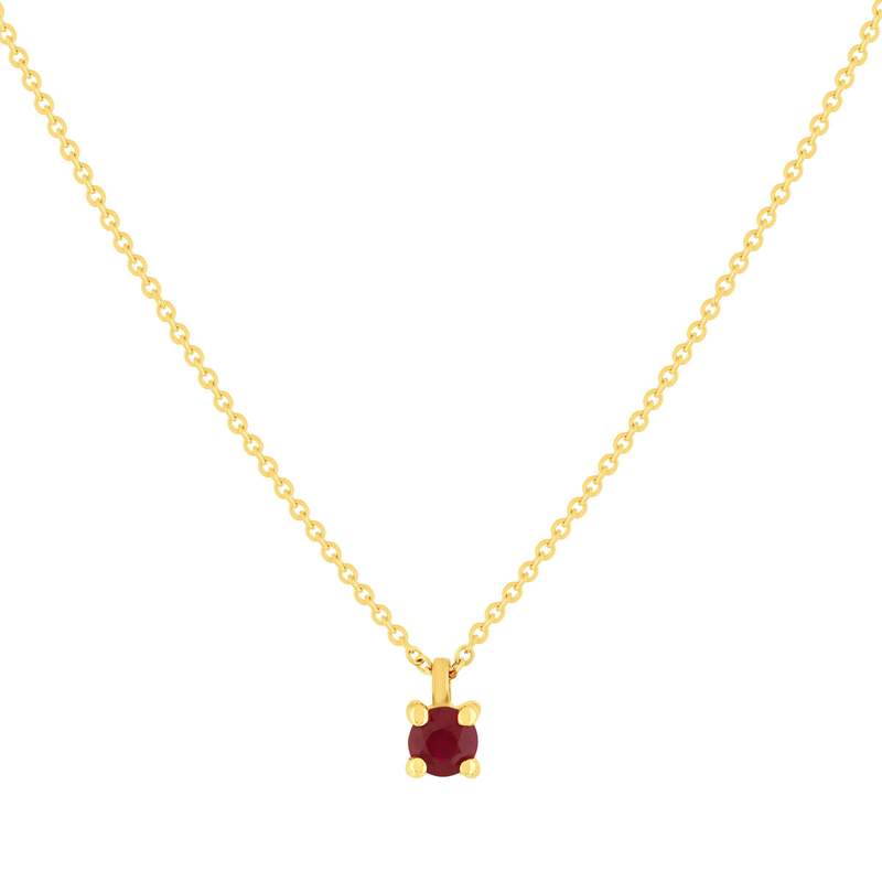 Collier or 375 jaune rubis 45 cm - vue 1
