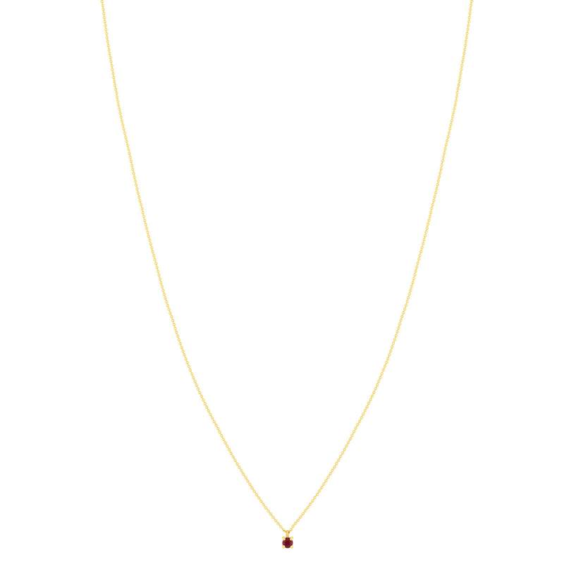 Collier or 375 jaune rubis 45 cm - vue 2