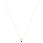 Collier or 375 jaune rubis 45 cm - vue 2
