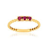 Bague or 375 jaune rubis - vue V1