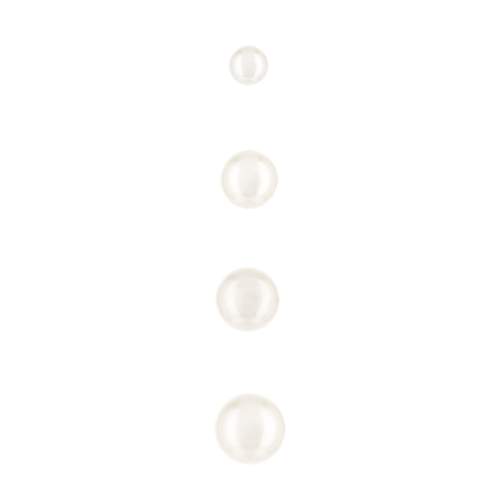 Lot de 4 boucles d'oreilles or 375 jaune perles de culture de Chine