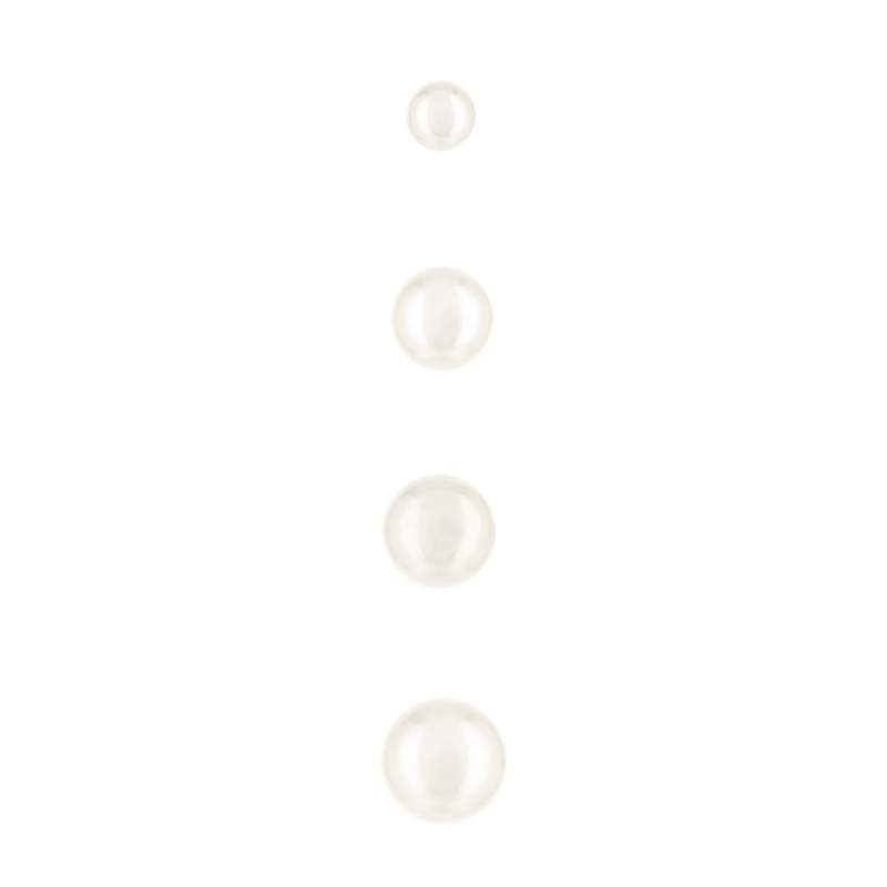 Lot de 4 boucles d'oreilles or 375 jaune perles de culture de Chine - vue 1