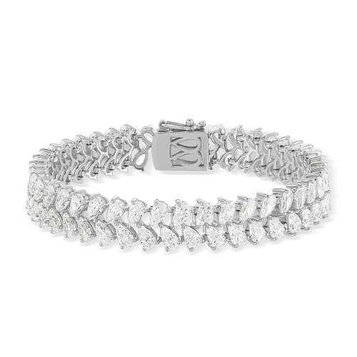 Bracelet argent 925 et zirconias