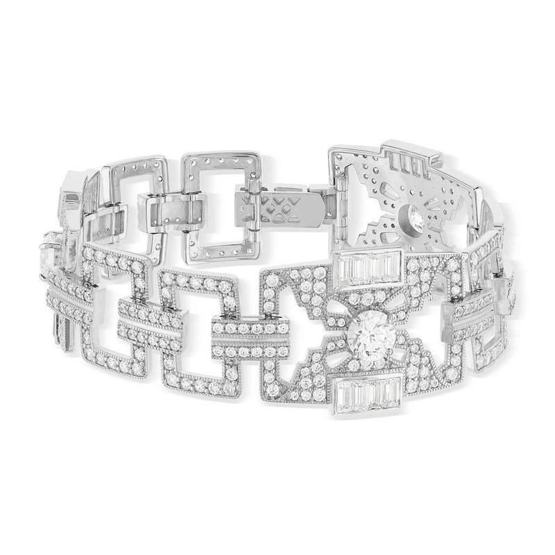 Bracelet argent 925 zirconias - vue 2