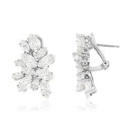 Boucles d'oreilles argent 925 et zirconias