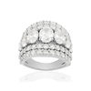 Bague argent 925 zirconias - vue V1