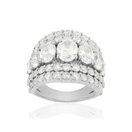 Bague argent 925 zirconias