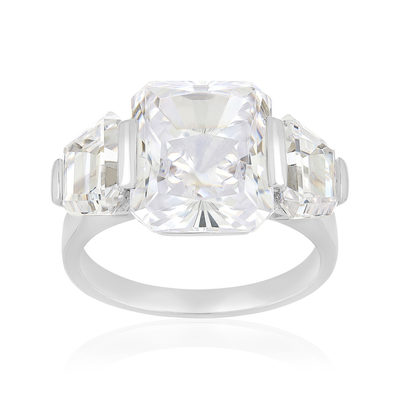 Bague argent 925 et zirconias