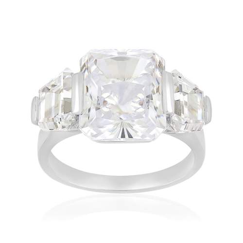 Bague argent 925 et zirconias