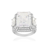 Bague argent 925 et zirconias