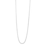 Collier argent 925 et zirconias 80cm - vue 2