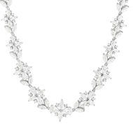 Collier argent 925 et zirconias 40cm