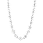 Collier argent 925 et zirconias 40cm - vue 2