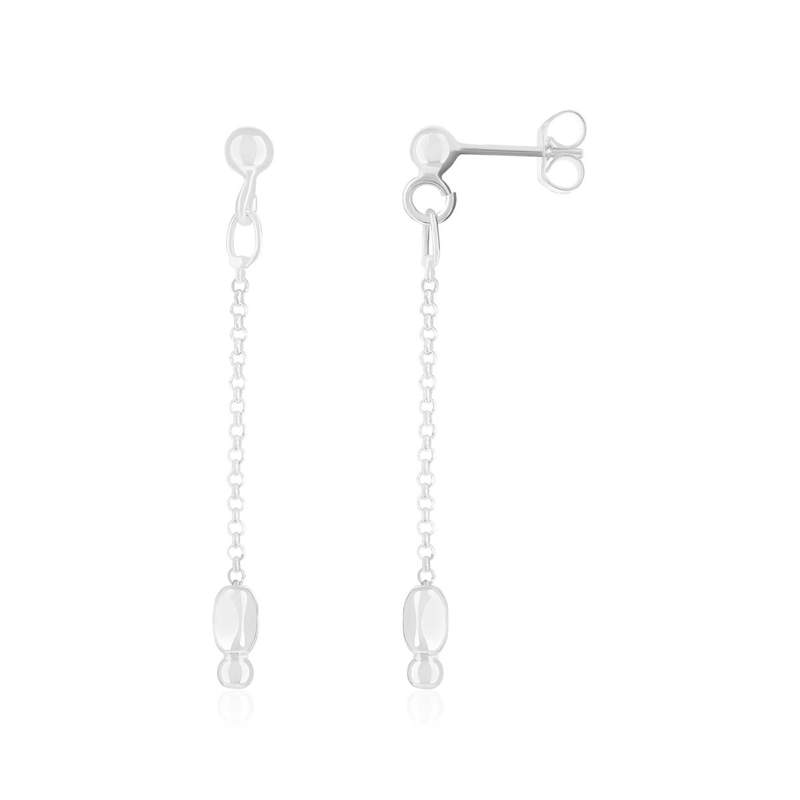 Hangende oorbellen van 925 zilver - afbeelding 1