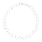 Bracelet argent 925 coeurs - vue 1