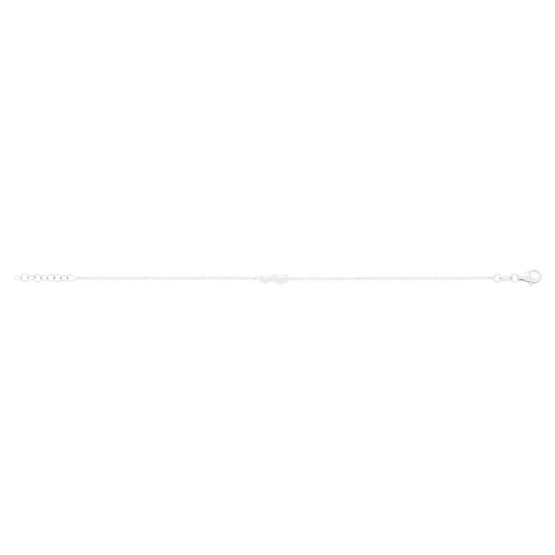 Bracelet argent 925 coeurs - vue 2