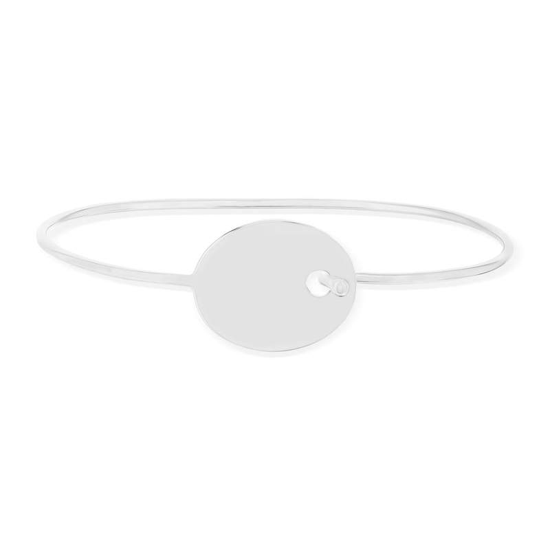 Bracelet argent 925 jonc 65mm - vue 1