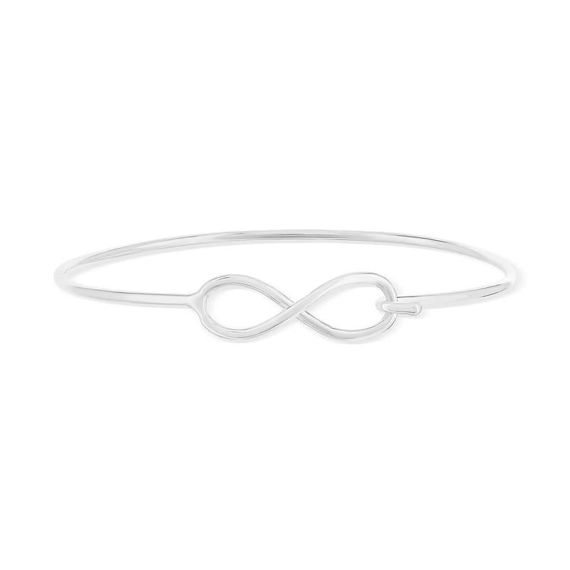 Bracelet argent 925 jonc infini 60mm - vue 1
