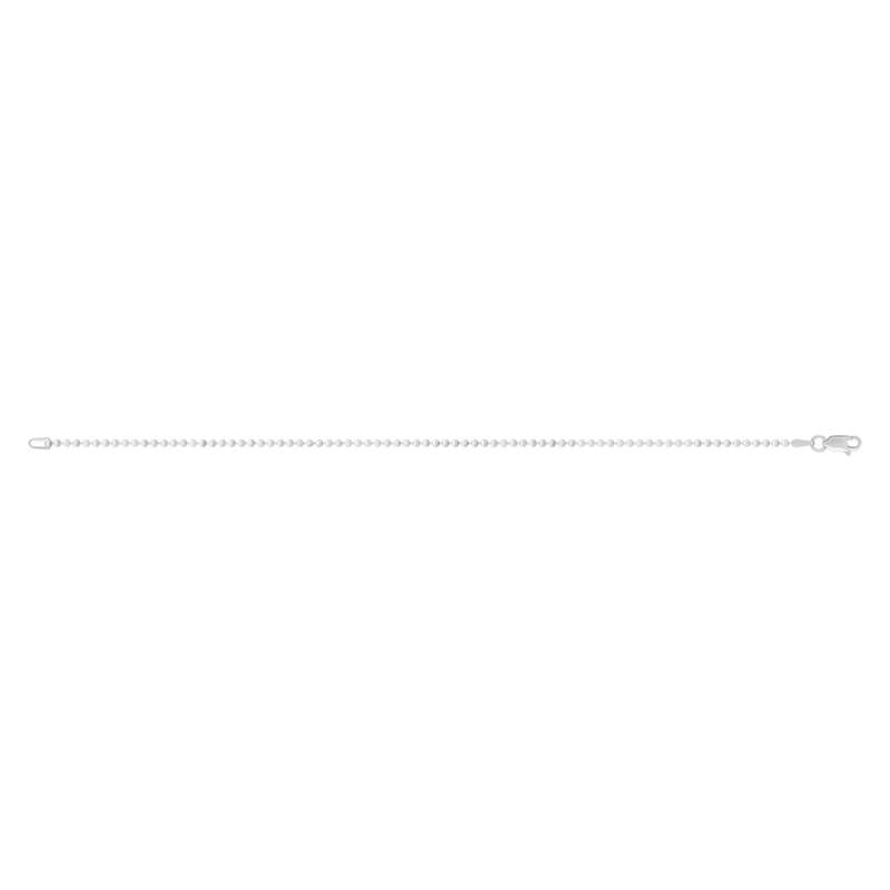 Bracelet argent 925 maille boule 21 cm - vue 2