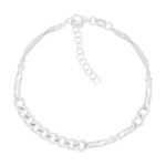 Bracelet argent 925 fantaisie 20 cm - vue 1