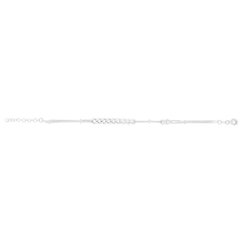 Bracelet argent 925 fantaisie 20 cm - vue 2