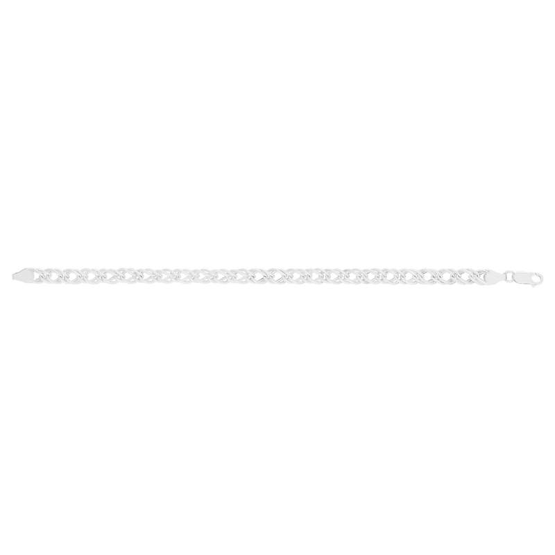 Bracelet argent 925 maille fantaisie 19 cm - vue 2