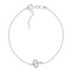 Bracelet argent 925 motif serpent 21 cm - vue 1