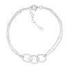 Bracelet argent 925 fantaisie 19 cm - vue V1