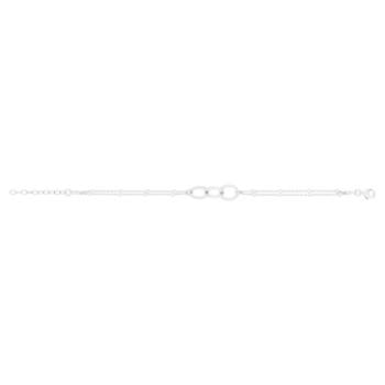 Edele 925 zilveren armband 19 cm