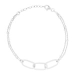 Bracelet argent 925 fantaisie 20 cm - vue 1