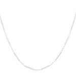 Collier argent 925 maille fantaisie 41 cm - vue 1