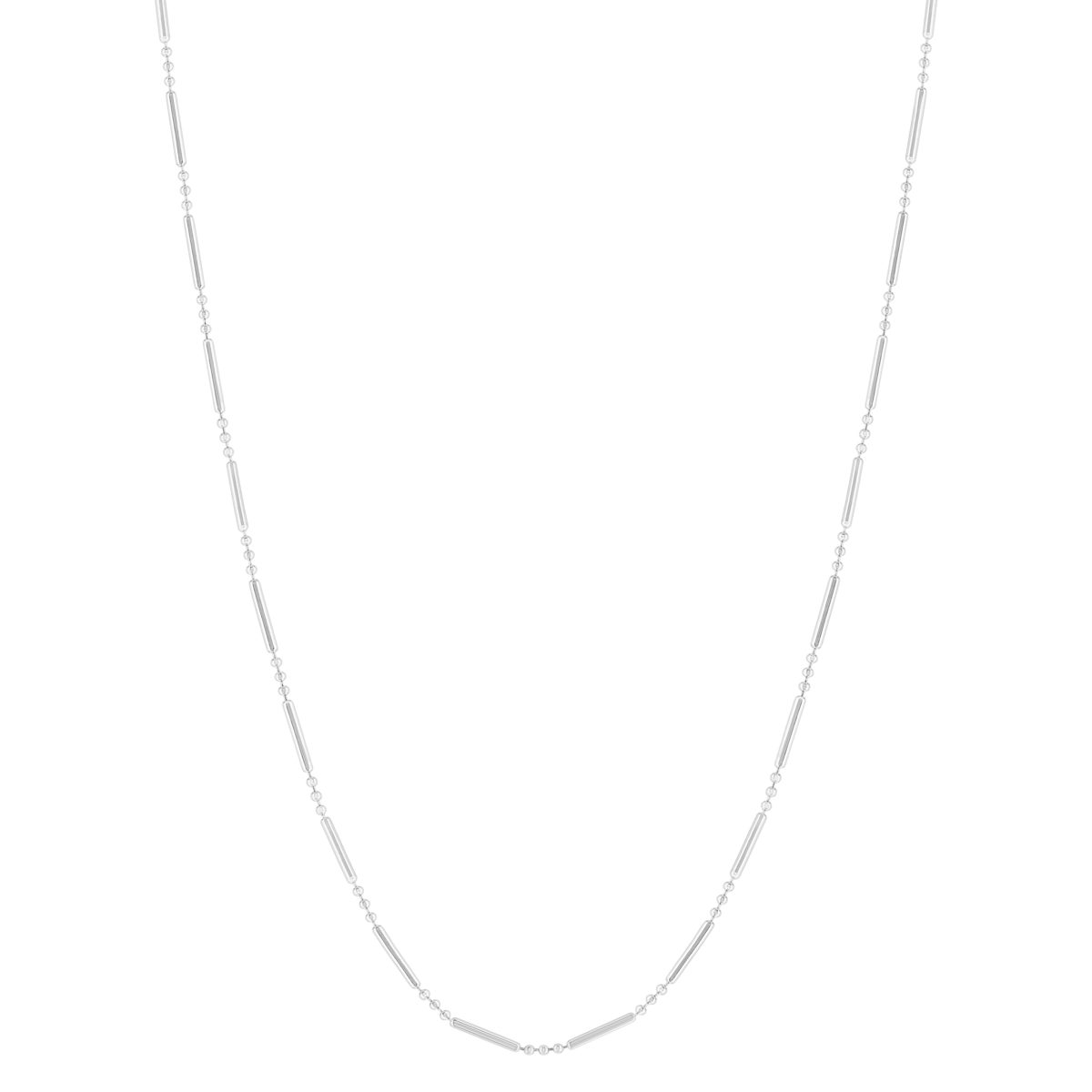 Collier argent 925 maille fantaisie 41 cm - vue 2