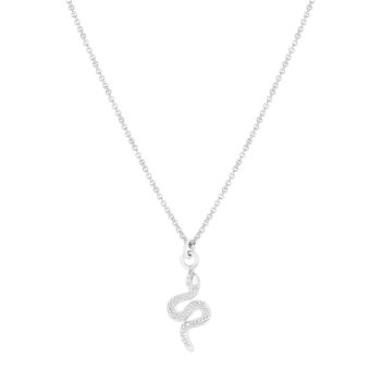 Collier argent 925 serpent 45cm