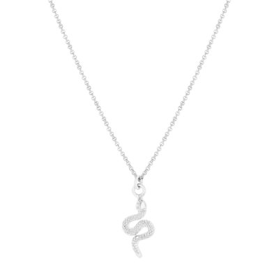 Collier argent 925 serpent 45cm