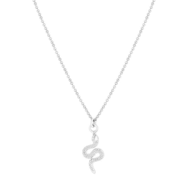 Collier argent 925 serpent 45cm - vue 1