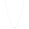 Collier argent 925 motif coeurs 45 cm - vue V2